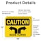 Signmission Wide Turns, 18 in W x Rectangle, Vinyl Decal OS-2PACK-CS-D-1218-L-19261 - alternate 5